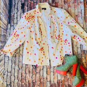 Polka Dot Blazer